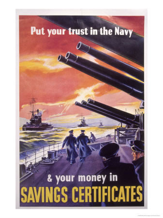 WW II Poster "Put Your Trust in the Navy"